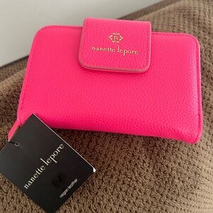 Nanette Lepore Vibrant Pink Wallet
